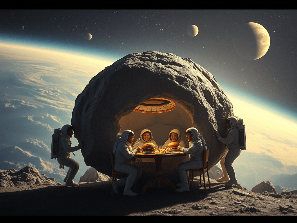 Presto andremo a cena sugli asteroidi